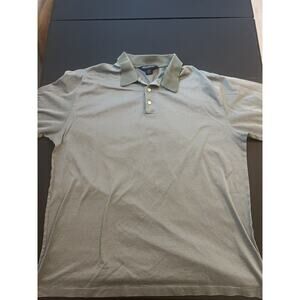 Brooks Brothers Size XL Mens Green Check Polo Shirt Short Sleeve 100% Cotton